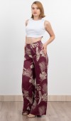 Keten Yüksek Bel Pantolon 30289