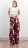 Keten Yüksek Bel Pantolon 30289