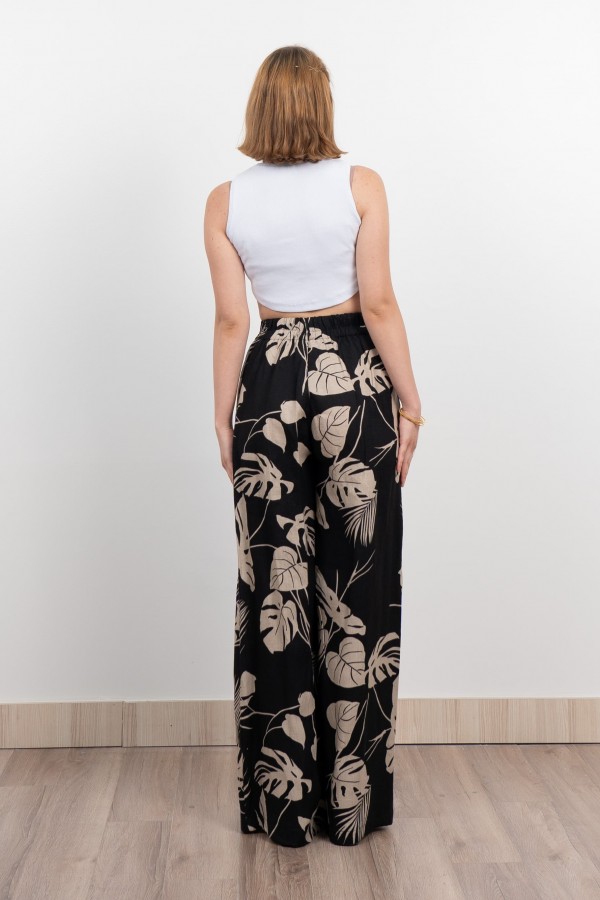 Keten Yüksek Bel Pantolon 30289 Keten Yüksek Bel Pantolon 30289