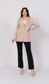 Klasik Görünüm Tek Düğmeli Blazer Ceket 8614