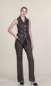 Kot Denim Yelek Pantolon Takım 1309