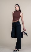 Kot Gabardin Kemerli ve Cepli Boru Paça Pantolon 30361 Kot Gabardin Kemerli ve Cepli Boru Paça Pantolon 30361