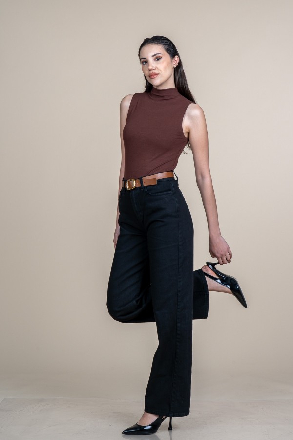Kot Gabardin Kemerli ve Cepli Boru Paça Pantolon 30361 Kot Gabardin Kemerli ve Cepli Boru Paça Pantolon 30361