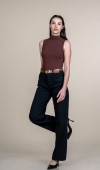 Kot Gabardin Kemerli ve Cepli Boru Paça Pantolon 30361 Kot Gabardin Kemerli ve Cepli Boru Paça Pantolon 30361