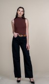 Kot Gabardin Kemerli ve Cepli Boru Paça Pantolon 30361 Kot Gabardin Kemerli ve Cepli Boru Paça Pantolon 30361