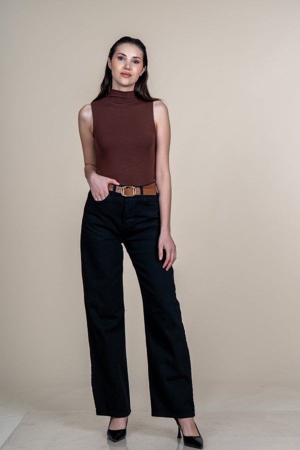 Kot Gabardin Kemerli ve Cepli Boru Paça Pantolon 30361 Kot Gabardin Kemerli ve Cepli Boru Paça Pantolon 30361