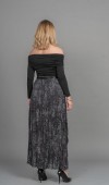 Kraş Beli Lastikli ve Kemerli Astarlı Etek 6851 Kraş Beli Lastikli ve Kemerli Astarlı Etek 6851