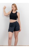 Ön Kruvaze Mini Şort Etek 30167