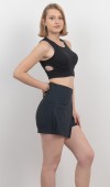 Ön Kruvaze Mini Şort Etek 30167 Ön Kruvaze Mini Şort Etek 30167