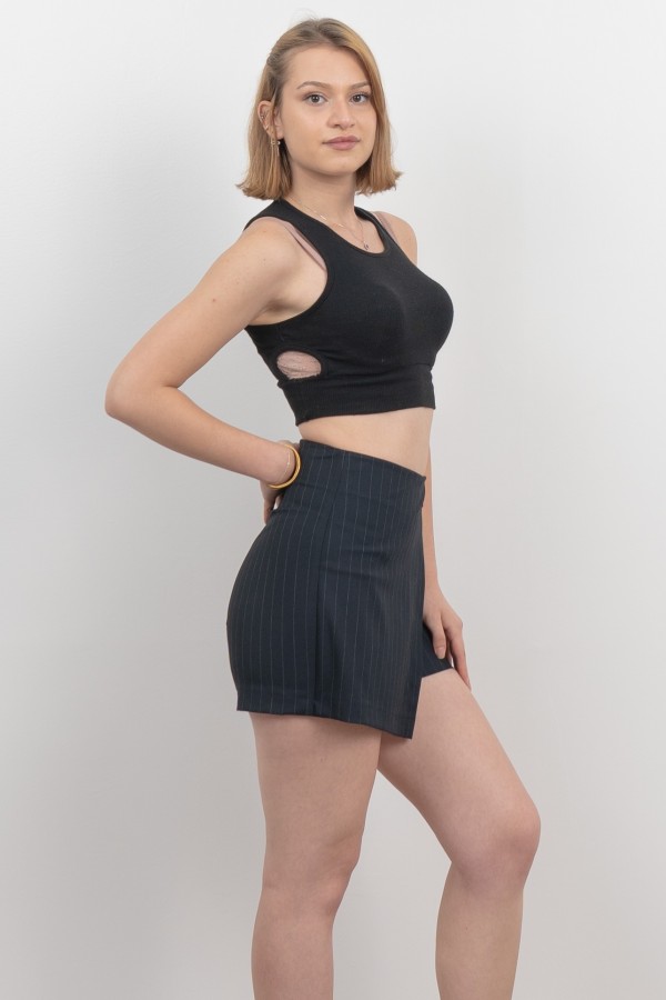 Ön Kruvaze Mini Şort Etek 30167 Ön Kruvaze Mini Şort Etek 30167