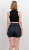 Ön Kruvaze Mini Şort Etek 30167 Ön Kruvaze Mini Şort Etek 30167