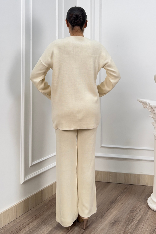 LACELLE – Dantel Detaylı Triko Takım P021 STD LACELLE – Dantel Detaylı Triko Takım P021 STD