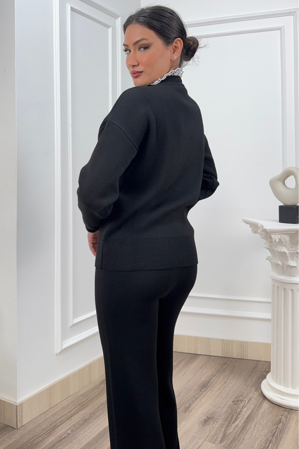 LACELLE – Dantel Detaylı Triko Takım P021 STD LACELLE – Dantel Detaylı Triko Takım P021 STD