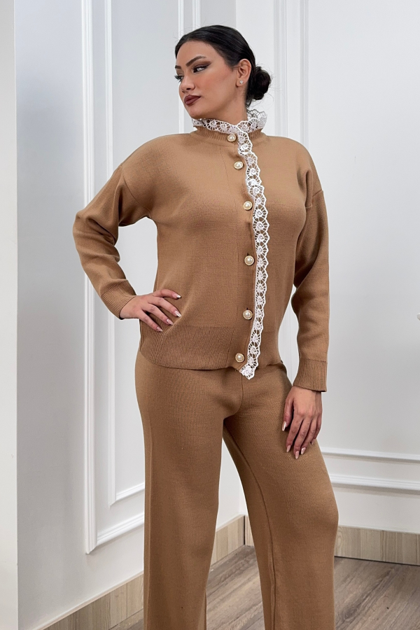 LACELLE – Dantel Detaylı Triko Takım P021 STD LACELLE – Dantel Detaylı Triko Takım P021 STD