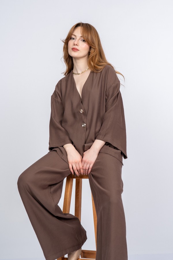 Lavelle Oversize Modal Kumaş Takım