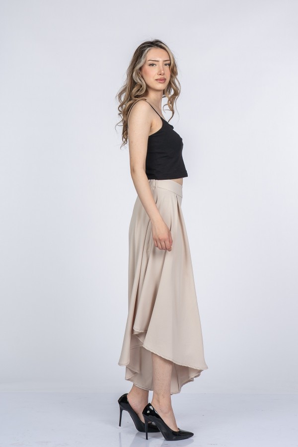 Lavelle Yüksek Bel Şalvar Model Kısa Paça Pantolon 30402 Lavelle Yüksek Bel Şalvar Model Kısa Paça Pantolon 30402