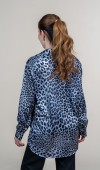 Leopar Desen Uzun Kollu Saten Gömlek 70018 Leopar Desen Uzun Kollu Saten Gömlek 70018
