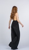 Lorienne Kraşlı Bol Şifon Pantolon