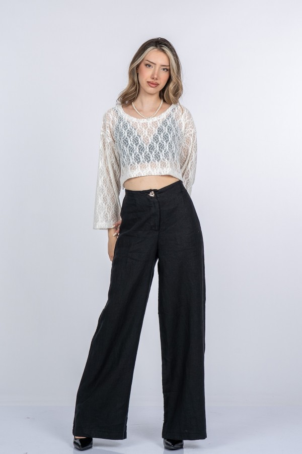 Luvina Premium Keten Pantolon 30399