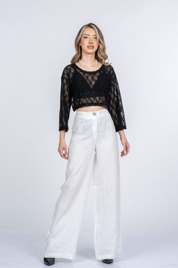 Luvina Premium Keten Pantolon 30399