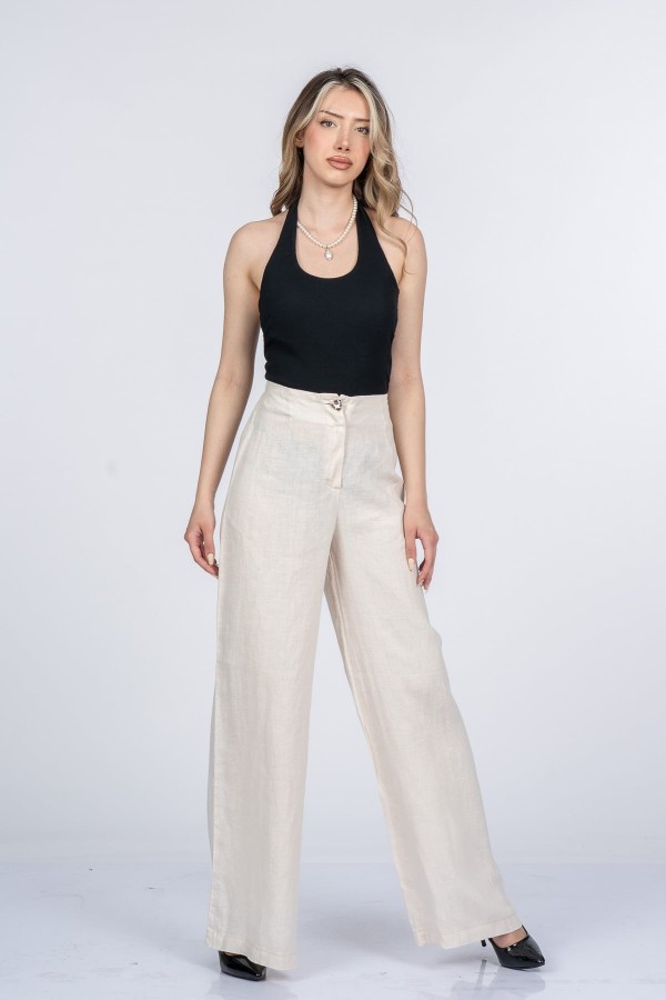 Luvina Premium Keten Pantolon 30399 Luvina Premium Keten Pantolon 30399