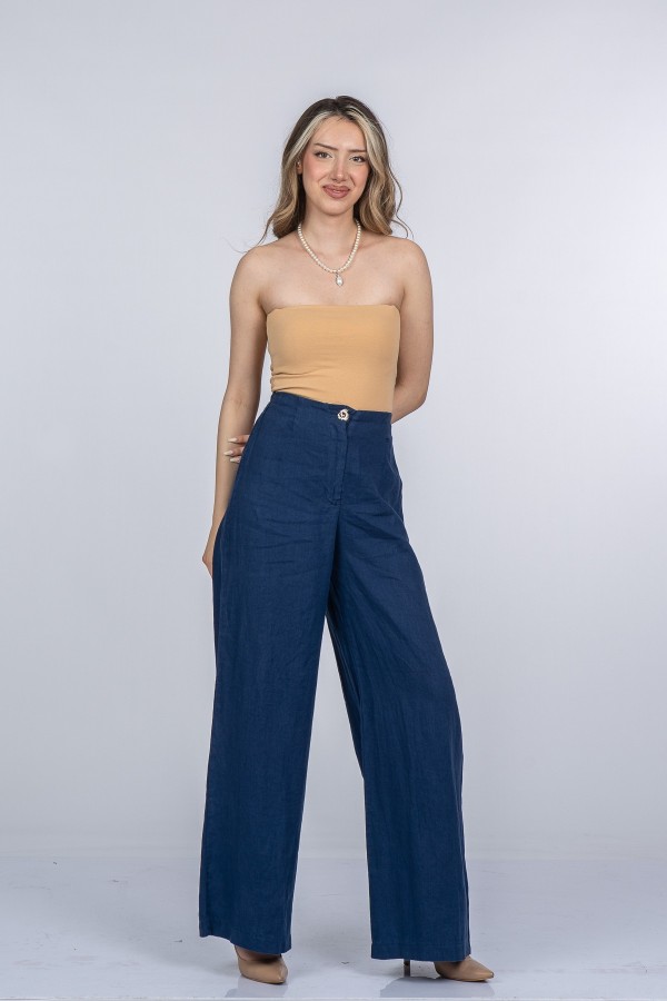 Luvina Premium Keten Pantolon 30399