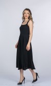 Mayra Premium Askılı Kare Yaka Uzun Midi Elbise 50411 Mayra Premium Askılı Kare Yaka Uzun Midi Elbise 50411