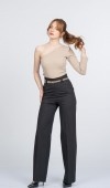 Meliora Kemerli Yüksek Bel Kumaş Pantolon Meliora Kemerli Yüksek Bel Kumaş Pantolon