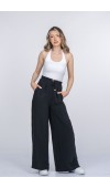 Mirella Aerobin Beli Lastikli Palazzo Pantolon 30408