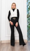 Miss Vina Kısa Pul Detaylı Astarlı Yelek 9137 Miss Vina Kısa Pul Detaylı Astarlı Yelek 9137
