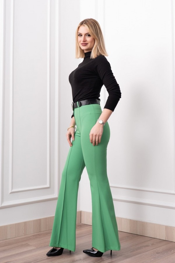 MissVina İspanyol Paça Kemerli Pantolon 3950 MissVina İspanyol Paça Kemerli Pantolon 3950