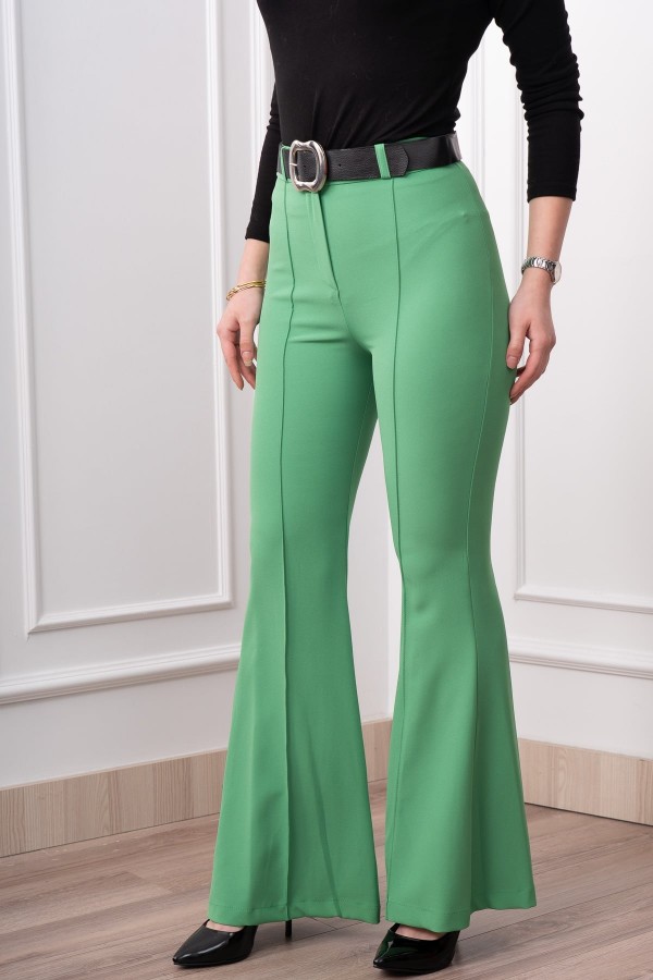 MissVina İspanyol Paça Kemerli Pantolon 3950 MissVina İspanyol Paça Kemerli Pantolon 3950