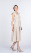 Noemi Soft Kumaş Omuz Fiyonklu Elbise 50407