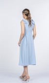 Noemi Soft Kumaş Omuz Fiyonklu Elbise 50407 Noemi Soft Kumaş Omuz Fiyonklu Elbise 50407