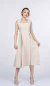 Noemi Soft Kumaş Omuz Fiyonklu Elbise 50407