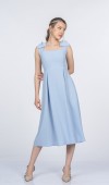 Noemi Soft Kumaş Omuz Fiyonklu Elbise 50407 Noemi Soft Kumaş Omuz Fiyonklu Elbise 50407