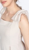 Noemi Soft Kumaş Omuz Fiyonklu Elbise 50407