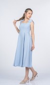 Noemi Soft Kumaş Omuz Fiyonklu Elbise 50407 Noemi Soft Kumaş Omuz Fiyonklu Elbise 50407