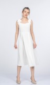 Noemi Soft Kumaş Omuz Fiyonklu Elbise 50407 Noemi Soft Kumaş Omuz Fiyonklu Elbise 50407