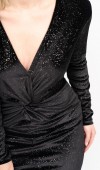 Noir Décolleté Sim Elegance – Işıltılı Kadife Slim Elbise 50351 Noir Décolleté Sim Elegance – Işıltılı Kadife Slim Elbise 50351