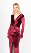 Noir Décolleté Sim Elegance – Işıltılı Kadife Slim Elbise 50351 Noir Décolleté Sim Elegance – Işıltılı Kadife Slim Elbise 50351