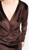 Noir Décolleté Sim Elegance – Işıltılı Kadife Slim Elbise 50351 Noir Décolleté Sim Elegance – Işıltılı Kadife Slim Elbise 50351