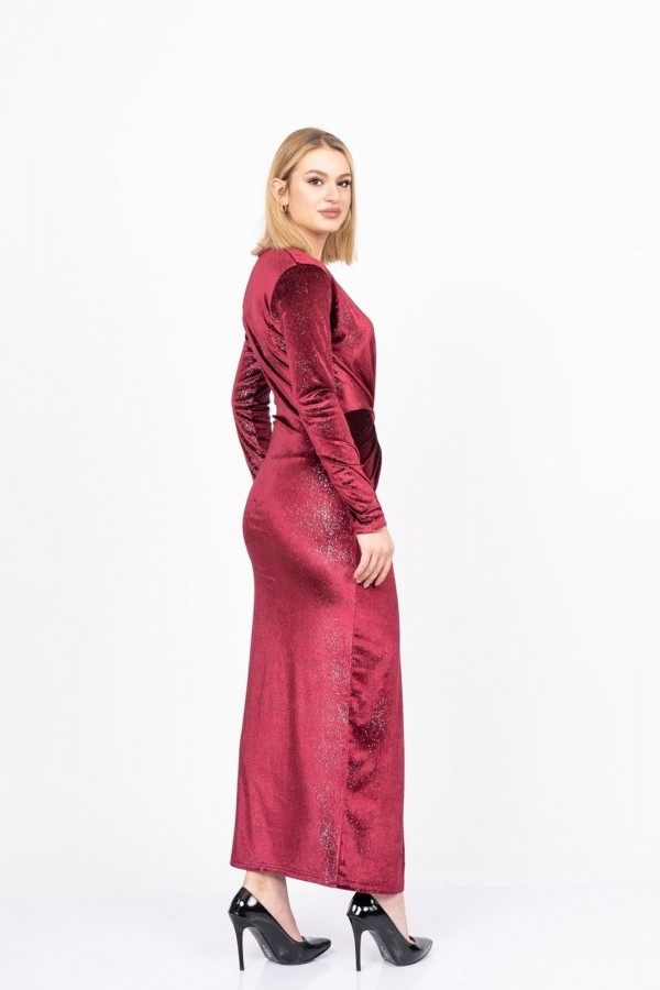 Noir Décolleté Sim Elegance – Işıltılı Kadife Slim Elbise 50351 Noir Décolleté Sim Elegance – Işıltılı Kadife Slim Elbise 50351