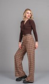 Önü Pileli Bol Paça Pantolon 30329 Önü Pileli Bol Paça Pantolon 30329