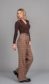 Önü Pileli Bol Paça Pantolon 30329 Önü Pileli Bol Paça Pantolon 30329