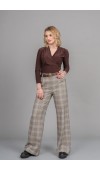 Önü Pileli Bol Paça Pantolon 30329