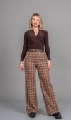Önü Pileli Bol Paça Pantolon 30329 Önü Pileli Bol Paça Pantolon 30329