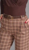 Önü Pileli Bol Paça Pantolon 30329 Önü Pileli Bol Paça Pantolon 30329