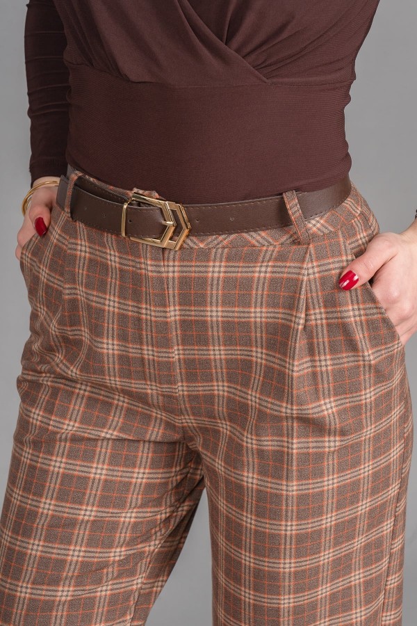 Önü Pileli Bol Paça Pantolon 30329 Önü Pileli Bol Paça Pantolon 30329