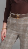 Önü Pileli Bol Paça Pantolon 30329
